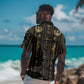 Egypt Cartouche Hawaiian Shirt Gold Pharaoh Hieroglyphics Patterns