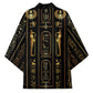 Egypt Cartouche Kimono Gold Pharaoh Hieroglyphics Patterns