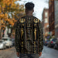Egypt Cartouche Long Sleeve Shirt Gold Pharaoh Hieroglyphics Patterns