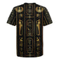 Egypt Cartouche Rugby Jersey Gold Pharaoh Hieroglyphics Patterns