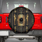 Egypt Cartouche Spare Tire Cover Gold Pharaoh Hieroglyphics Patterns