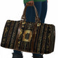 Egypt Cartouche Travel Bag Gold Pharaoh Hieroglyphics Patterns