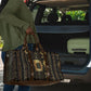 Egypt Cartouche Travel Bag Gold Pharaoh Hieroglyphics Patterns