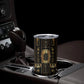 Egypt Cartouche Tumbler Cup Gold Pharaoh Hieroglyphics Patterns
