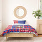 Haiti Christmas Bedding Set Santa With Fanal Haitian Patchwork Style - African Pride