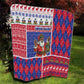 Haiti Christmas Quilt Santa With Fanal Haitian Patchwork Style - African Pride