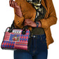 Haiti Christmas Shoulder Handbag Santa With Fanal Haitian Patchwork Style - African Pride