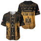 Personalized Egypt Baseball Jersey Ancient Ankh Luxury - African Pride