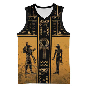 Personalized Egypt Basketball Jersey Ancient Ankh Luxury - African Pride
