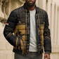 Personalized Egypt Bomber Puffer Jacket Ancient Ankh Luxury - African Pride