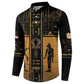 Personalized Egypt Button Sweatshirt Ancient Ankh Luxury