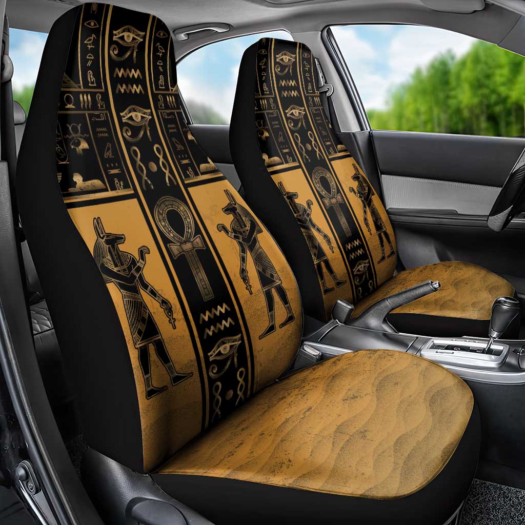 Egypt Car Seat Cover Ancient Ankh Luxury - African Pride