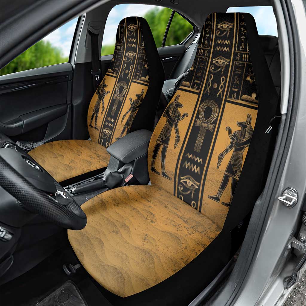 Egypt Car Seat Cover Ancient Ankh Luxury - African Pride