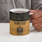 Personalized Egypt Ceramic Mug Ancient Ankh Luxury - African Pride