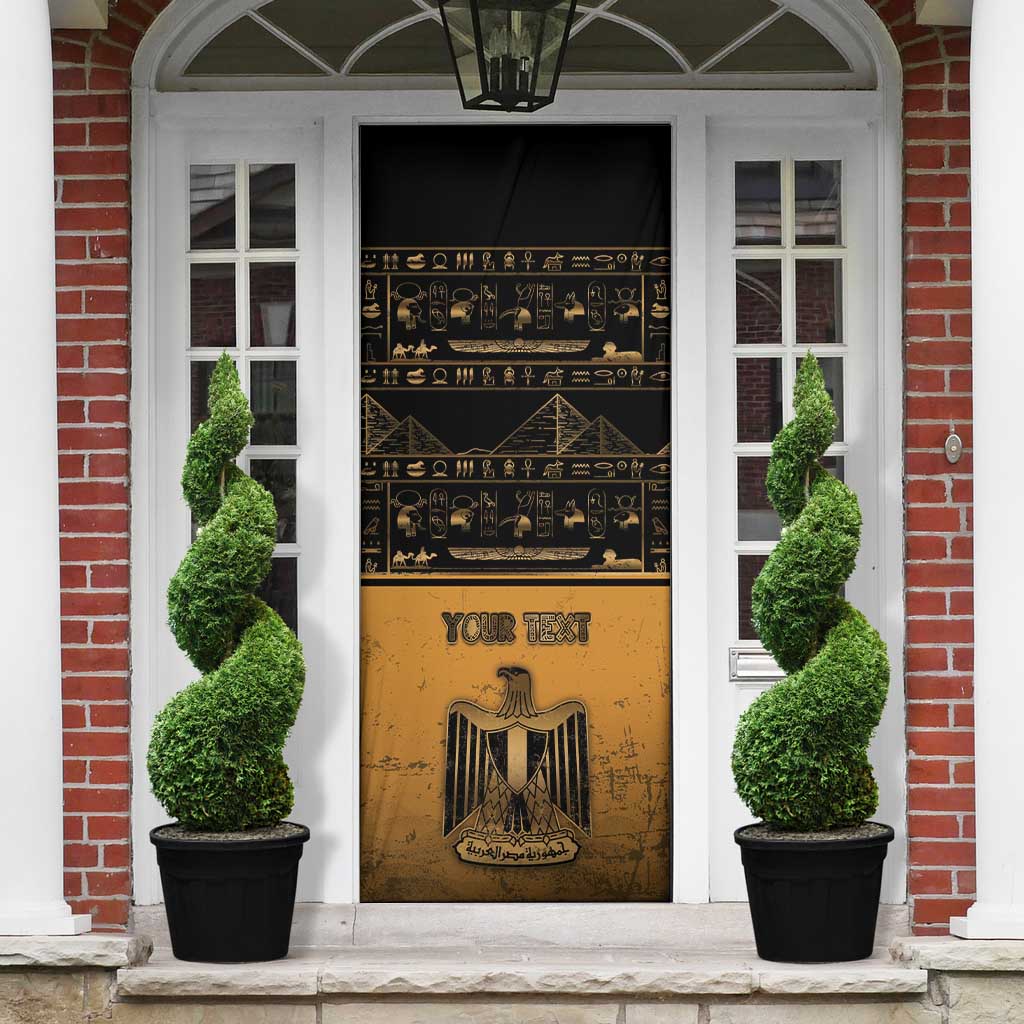 Personalized Egypt Door Cover Ancient Ankh Luxury - African Pride