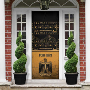 Personalized Egypt Door Cover Ancient Ankh Luxury - African Pride