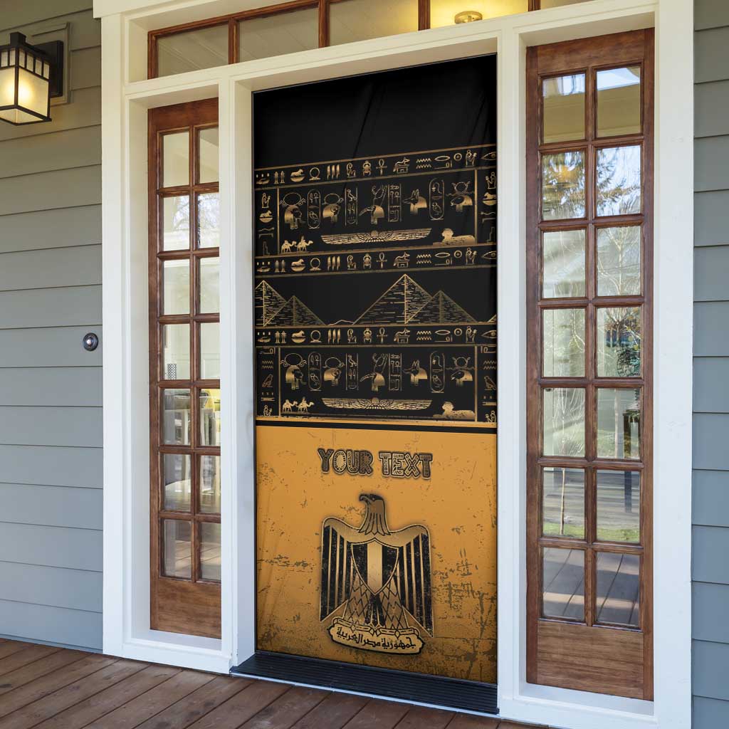 Personalized Egypt Door Cover Ancient Ankh Luxury - African Pride