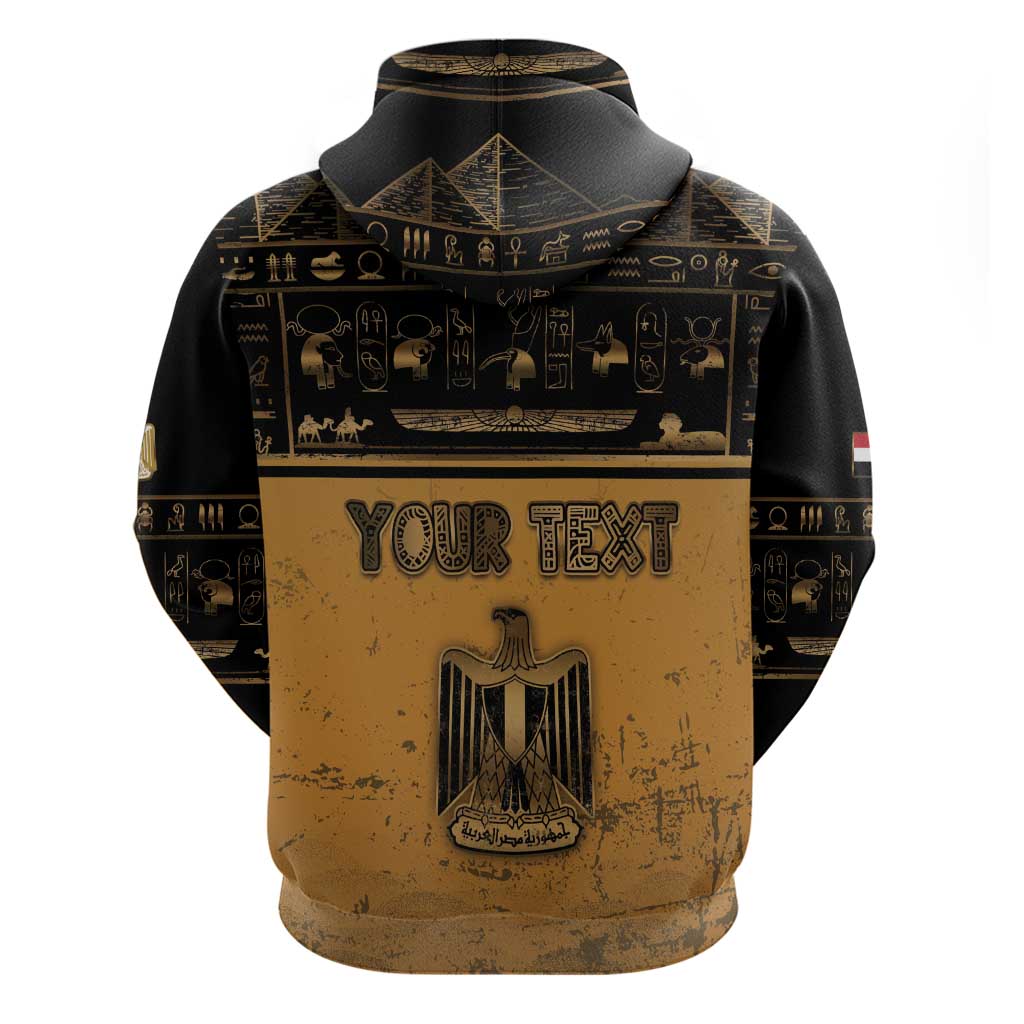 Personalized Egypt Hoodie Ancient Ankh Luxury - African Pride