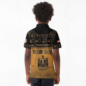 Personalized Egypt Kid Polo Shirt Ancient Ankh Luxury - African Pride