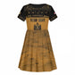 Personalized Egypt Kid Short Sleeve Dress Ancient Ankh Luxury - African Pride