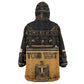 Personalized Egypt Kid Wearable Blanket Hoodie Ancient Ankh Luxury - African Pride