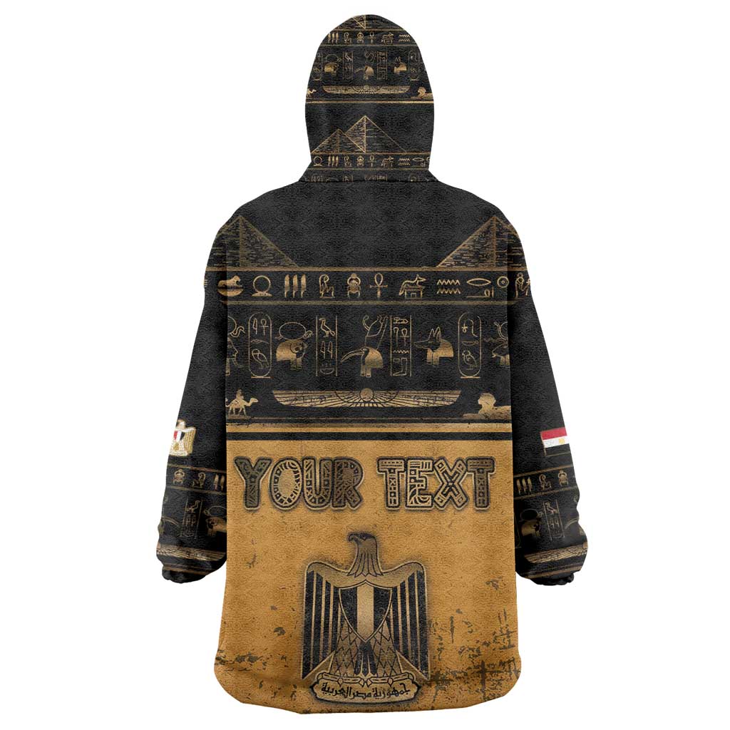 Personalized Egypt Kid Wearable Blanket Hoodie Ancient Ankh Luxury - African Pride