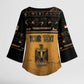 Personalized Egypt Kimono Sleeve Blouse Ancient Ankh Luxury - African Pride