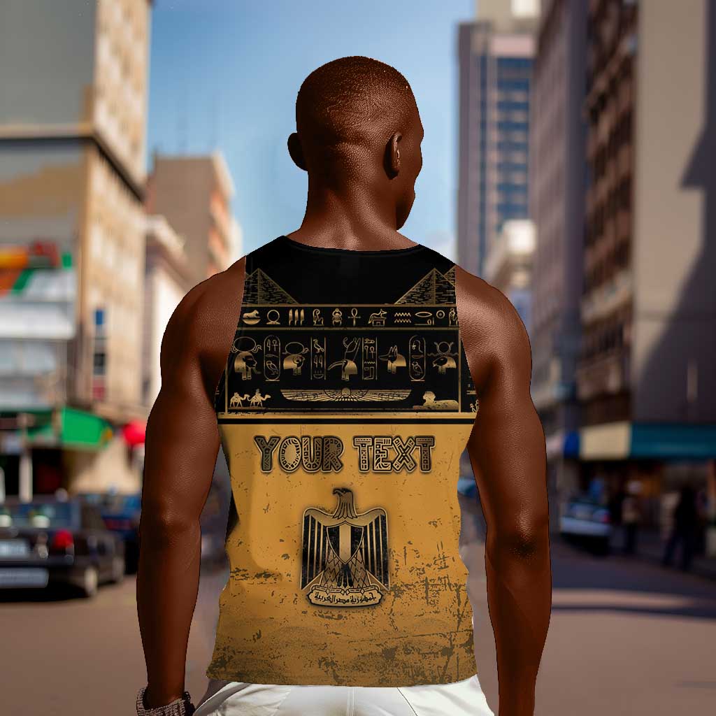 Personalized Egypt Men Tank Top Ancient Ankh Luxury - African Pride