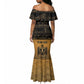 Personalized Egypt Mermaid Dress Ancient Ankh Luxury - African Pride