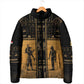 Personalized Egypt Padded Jacket Ancient Ankh Luxury - African Pride
