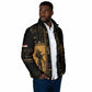 Personalized Egypt Padded Jacket Ancient Ankh Luxury - African Pride