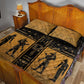 Egypt Quilt Bed Set Ancient Ankh Luxury - African Pride