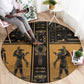 Egypt Round Carpet Ancient Ankh Luxury - African Pride