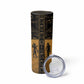 Personalized Egypt Skinny Tumbler Ancient Ankh Luxury - African Pride