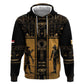 Personalized Egypt Zip Hoodie Ancient Ankh Luxury - African Pride