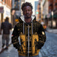 Personalized Egypt Zip Hoodie Ancient Ankh Luxury - African Pride