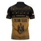 Personalized Egypt Zipper Polo Shirt Ancient Ankh Luxury - African Pride