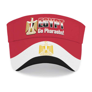 Egypt 2026 Football Sun Visor Cap Go Pharaohs