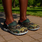Egypt Eye of Horus Clogs Shoes Golden Ancient Egypt Pattern - African Pride
