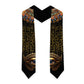 Egypt Eyes Of Horus Graduation Stole with Egyptian Hieroglyphs