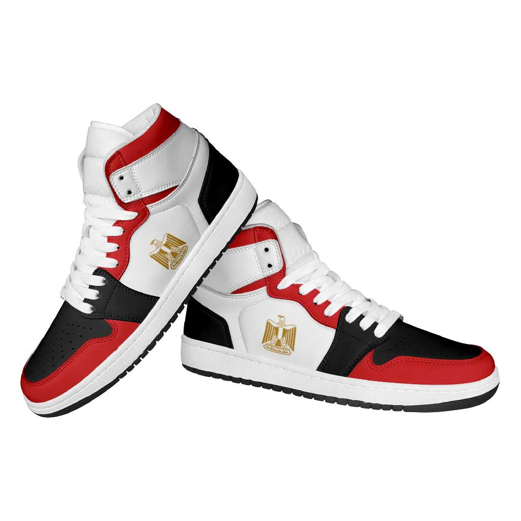 Egypt High Sneakers AJ1 Classic National Flag Style - African Pride