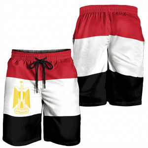 Egypt Shorts for Men National Flag Colors - African Pride