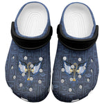 Egyptian Ankh Clogs Shoes Egypt Hieroglyphs Pattern - African Pride