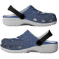 Egyptian Ankh Clogs Shoes Egypt Hieroglyphs Pattern - African Pride