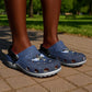 Egyptian Ankh Clogs Shoes Egypt Hieroglyphs Pattern - African Pride