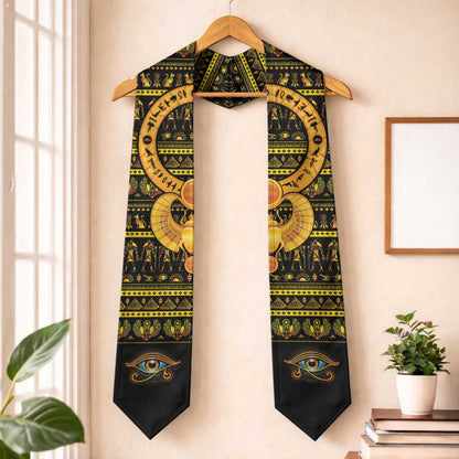 Egyptian God of The Sun Eye of Ra Graduation Stole