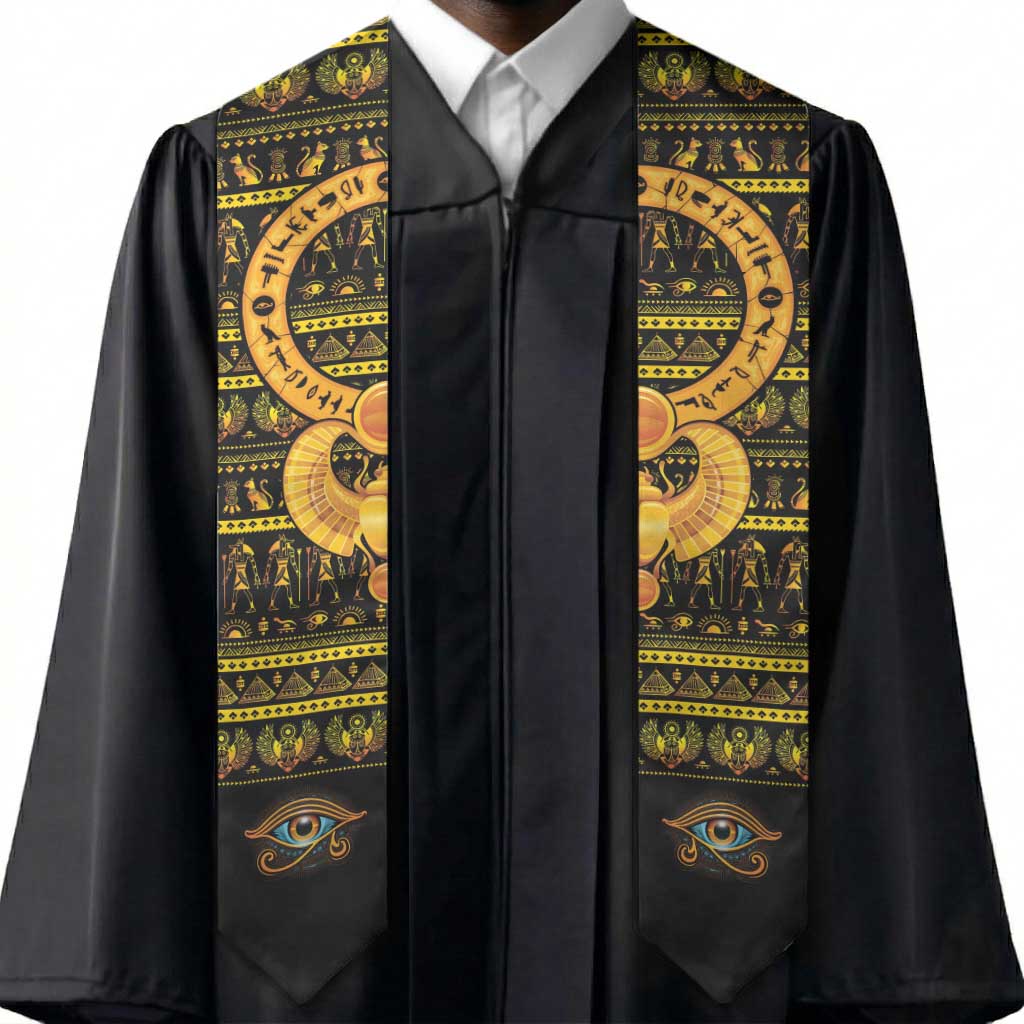 Egyptian God of The Sun Eye of Ra Graduation Stole