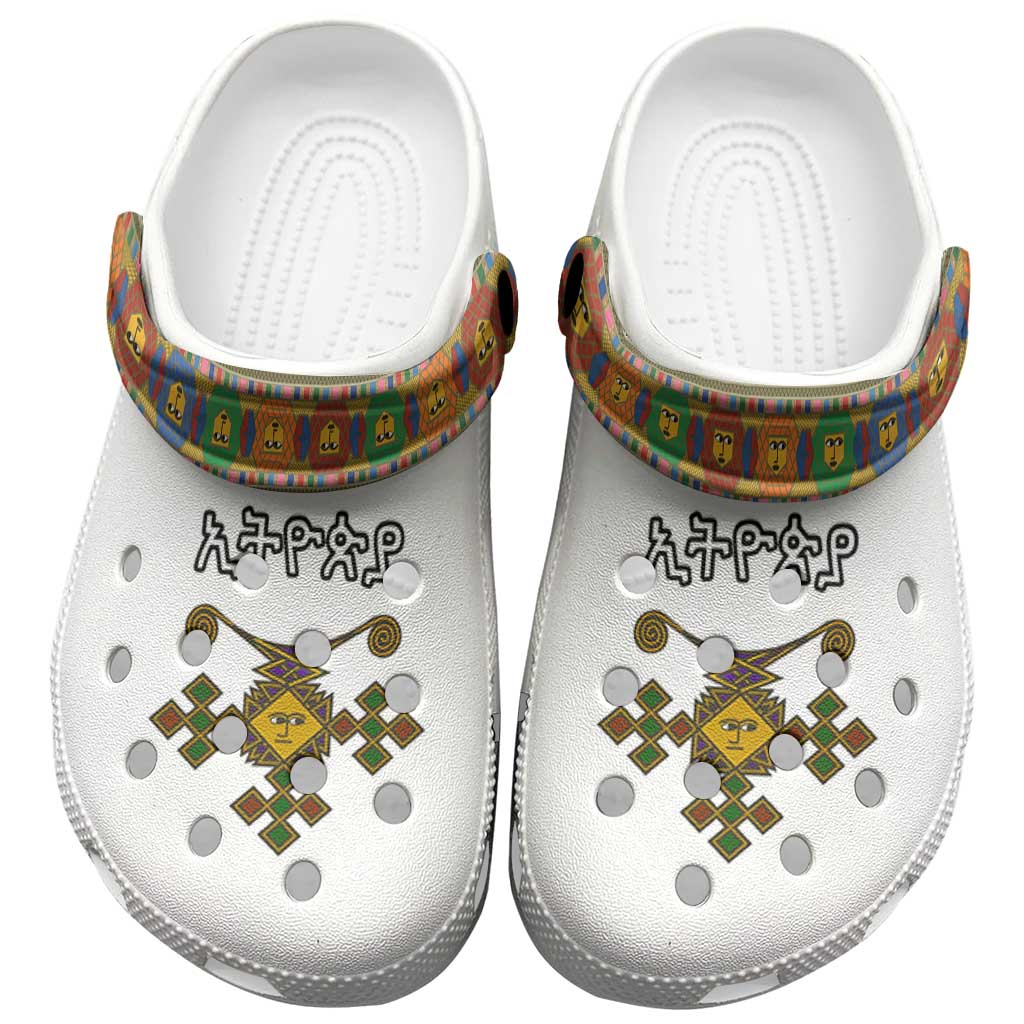 Ethiopia Saba Kemis Habesha Style Clogs Shoes - African Pride
