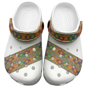 Ethiopia Saba Kemis Sash Style Clogs Shoes - African Pride