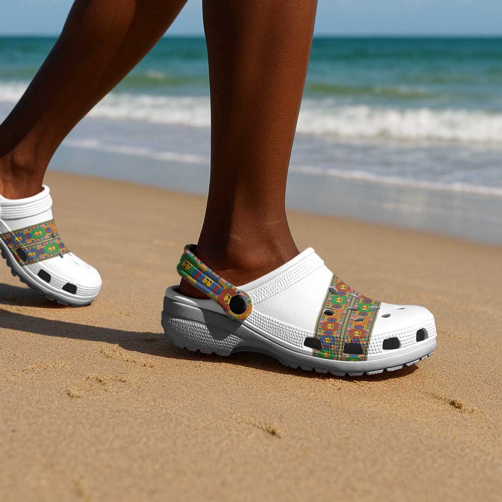 Ethiopia Saba Kemis Sash Style Clogs Shoes - African Pride
